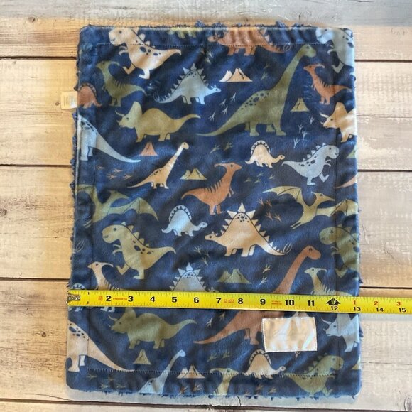 Baby Laundry Dinosaur Lovey Baby Security Blanket Blue - Picture 8 of 13